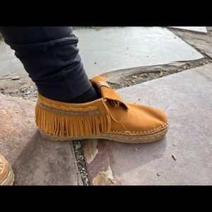 Laid back London moccasins